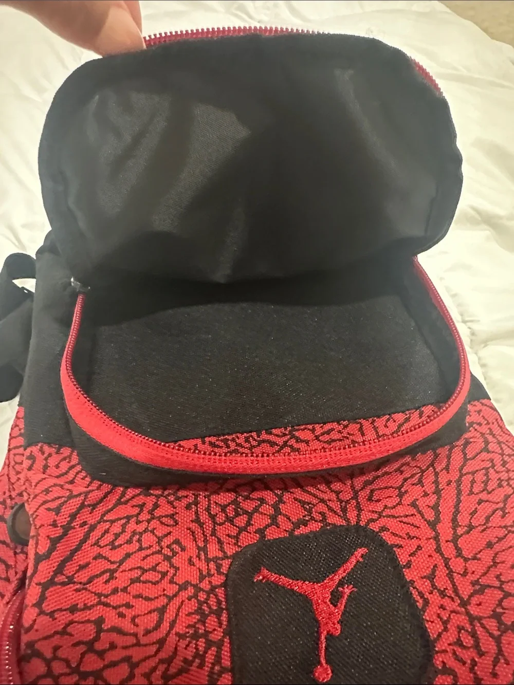 Jordan Red and Black Men's Backpack